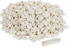 BTYMS 400 Count Latex Finger Cots Small Fingertip Gloves Disposable Finger Rubber Tips Protector Anti-Static