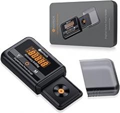 Neoteck 0.005g/100g Professional Turntable Stylus Force Gauge Scale with Touch Screen and Backlight LCD for Tonearm Phono Cartridge, Nonmagnetic and High Precision