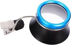 Magnifying Glass Repair Tool with Clip Aluminum Alloy Jewelry Loupe for Watchmakers Adjustable Headband Magnifier for Electronics Crafts and Precise Detail Work