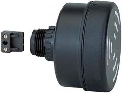 WERMC 110.000.75 Electronic Muti-Tone Sounder EM, 24 VAC/DC, Pc/Abs Blend, Black