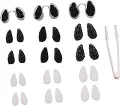 Aumotop Nasal Filter MiniHEPA Filters for High Air Quality. FoodGrade Safe Material, Easy to Carry, Suitable for Secondhand Smoke, Haze, and Heavy Pollution Weather, MixedSize Pack. ABS Material