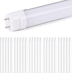 H&B Luxuries 25-Pack T8 LED 4FT Type A+B Light Bulbs 18W, 2300LM, G13 Base,Plug and Play or Ballast Bypass,T8 T10 T12 Fluorescent Bulbs Replacement, UL & DLC (5000K)