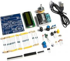 Garosa 20Hz-400KHz Crystal Oscillator Tester Frequency Counter Tester Measuring Meter with LCD Display DIY Led Kit (DIY Electronics Kit)
