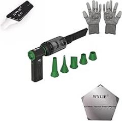 WYLIE 2UUL Cuul Fan Vac Pro 3 IN1 Turbo Fan Tool Kit with 5 Nozzles Electronic Repair Cleaning and Dust Removal System 13000r/Min Blowing & Integrated Violent Fan Air Gun Tool Tools 5 Pack