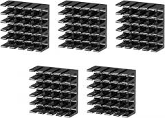 DMiotech 5 Pack 22 x 22 x 10 mm Aluminum Alloy Radiator Electronic Cooler Radiator for MOS and IC Chip