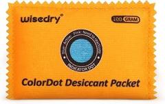 wisedry 100g Rechargeable Color-Indicating Desiccant Packs for Storage, Reusable Silica Gel Desiccant Packets, Moisture Absorbing Packs for Storage Bins, Safes, 3D Filaments, Closet, Electronics