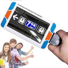 CAJUCA 5.0 Inch Handheld Portable Video Digital Magnifier,Electronic Reading Aids for Low Vision Color Blindness