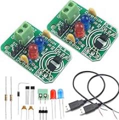 DAOKI DC 4.5-24V Hall Magnetic Induction Module Electronics Module Parts Magnetic Induction Sensor South and North Pole Detection Resolver for Home, Office and Industrial Electrical