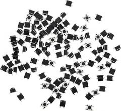 Veemoon 100Pcs Micro Momentary Tactile Push Button Switch Assortment Kit High Precision Mechanism for Electronics and Home Appliances Design for Reliable Operation