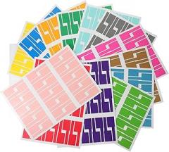 14sheets Self-Adhesive Cable Tags Sticker Labels for Charging Cords Reusable Wire Labels Tags Cord Wire Cable for Electronics
