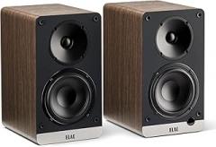 ELAC Debut ConneX Powered Bookshelf Speakers with HDMI ARC (Walnut)