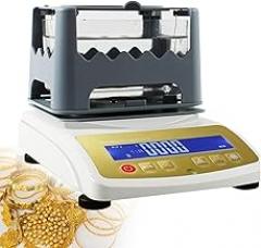 Digital Jewelry Purity Tester & Platinum Density Meter - Electronic Precious Metal Analyzer with LCD Display Perfect for Banks Labs Jewelry Shops(300K)