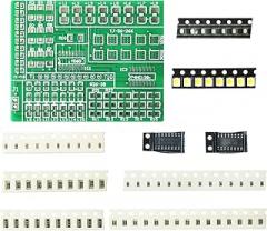 DIY kit 15 Color Light Controller kit 1801 SMD Component Welding Practice Board Parts Electronic Production kit