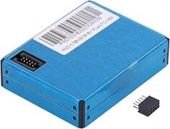 PM2.5 Sensor Module, Air Quality Sensor, High Accuracy Detection Air Quality Tester Sensor Built Fan for Portable Electronic Components