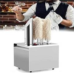 Electric Wine Glass Polishing Machine Electric Automatic Dryer Wine Glass Polisher Machine for Lobby Lounge Bars Kitchen Restaurants Hotels