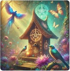 Joko Ivery Birdhouse Teal Protective Wrap 13.8