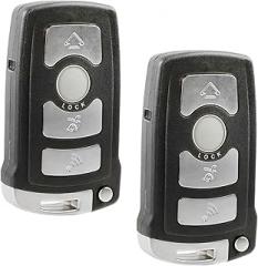 Car Key Fob Keyless Entry Remote fits BMW 7 Series 745i 750i 750Li 760i 760Li (LX8766S) 2-Pack