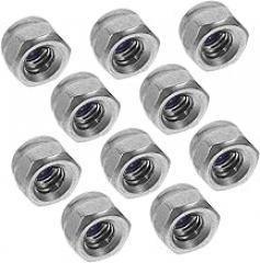 100pcs Locking Nuts Set Fasteners for Precision Machinery and Electronics Easy to Install -loosening Thread Nuts
