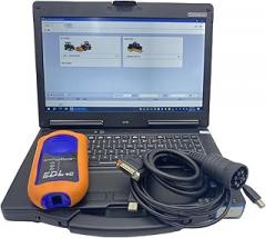 for Edl V2 Diagnostic Tool Scanner V5.3 Software, Tractor Agricultural Construction Equipment Diagnostic Kit Electronic Data Link Tool (EDL 5.3 Software with CF53 Laptop)