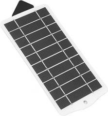 SUNGOOYUE Lightweight Solar Panel 2.5W Monocrystalline Silicon USB Solar for Various Devices Suitable for 3.7V-5V Electronic Devices (White)