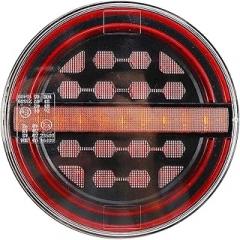 5.3inch 12-24V Round LED Truck Trailer Tail Light Rear Light Brake DRL Turn Signal Lamp For Car Bus Van Boat Caravan Lorry New 2026 High For Reliable Electronic Component