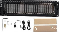 Jectse VFD Music Spectrum Display, Line Control Level Indicator Electronic Digital Clock Acrylic Board with Type C Interface