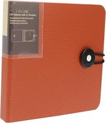 Sosoport CD Storage Holder Portable Disc Organizer Buckle DVD Case for Home and Travel Holds 48 Discs for Music and Game Collection