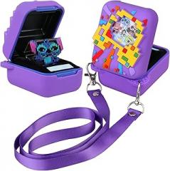 Canboc Silicone Case for Bitzee Disney Interactive Toy Digital Pet, Protective Skin Cover for Bitzee Virtual Electronic Digital Pet Kids Disney Toys, Purple (Case Only)