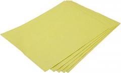 Generic Glitter EVA Foam Sheets Yellow Self Adhesive Back 15.7 x 11.8 Inch 1.6mm 5 Pcs