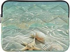 Laptop Cases 13, 13.3, 14 Inch Beach Scene Shell Protective Case with Zipper Portable Electronic Device Cover
