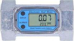 Turbine stream Meter Electronic Digital Fuel Liquid Water Gas Oil streammeter 2in 2.3V 3.3V LLW 50 High Accuracy Modular Design Easy Maintenance for Medicine 35 200L min