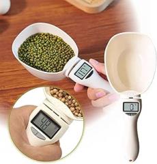 Digital Measuring Spoon,Digital Spoon Scale,Electronic Measuring Spoon with LED Display Removable Handle,Gram Measuring Spoons,Adjustable Measuring Cup for Baking Tea Flour Spices (1Pc #)