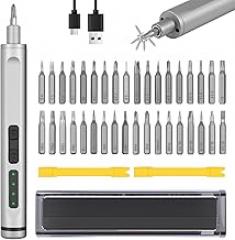 3.7V 42 in 1 Electric Screwdriver Set Cordless Mini Electric Screwdriver Set 36 Alloy Steel Bit Repair Tool Kit for Electronic Phone Camera Laptop Watch