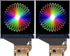 2PCS 1.3in TFT Color IPS Display Screens with SPI Interface, 240x240 Resolution, ST7789V Drive, for DIY Electronics and Display Devices, Clear and Intuitive Visual Experience