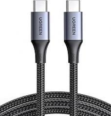 UGREEN 240W USB C to USB C Cable, Fast Charging USB C Cable for iPhone 17 Pro Max/16, Samsung Galaxy S25/S24, MacBook Pro/Air, iPad Pro/Air/Mini, Dell XPS, 3.3FT