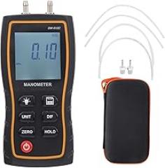 Digital Manometer, 512C Portable Digital Manometer, Large Screen, Electronic Monitors to Collect Operational Data and Settings, from HVAC Equipment