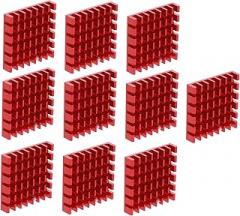 10pcs Aluminum Heat Sink for CPU Gpu Led Chips Thermal Dissipation Blocks for Electronics Ram Motherboard and Graphics Card Cooling