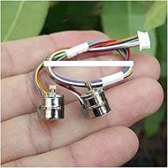 1 Pair 8mm Stepping Stepper Electronic Starter 2-Phase 4-Wire with Copper Gear for Camera