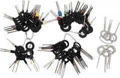 VOSAREA 73Pcs Terminal Removal Tool Kit Versatile Extractor for Wire Connector Pins Compatible with Vehicles and Electronics Effortless Damage Pulling