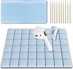 Cleaning Putty for Airpods, Phone Cleaning Kit, Remove Ear Wax& Dirt& Gunk from Device's Small Crevices, for AirPod Cleaner Kit for Airpods Charging Case/Headphones/Phone/Electronics(Blue)