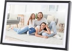 Jiawu 10-inch Wall Planner Digital Calendar & Chore Chart, Smart Touchscreen Interactive Display for Family Schedules Electronic Picture Frame Share Moments from Anywhere (US)