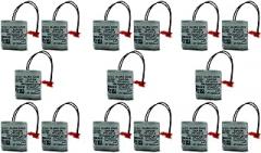 15PC Replacement Saflok 7914412, LPI, LPI/Probe, Probe Hotel Electronic Lock Battery