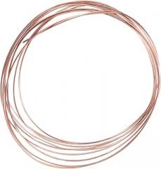 Conductive Copper Wire Roll for DIY Crafts Soft Bare Copper Wire for Jewelry Making Sculpting and Electronics 1mm Thickness 30m Length