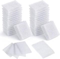 100 Pack Unscented Aroma Pads Aroma Oil Refill Pads White Aromatherapy Perfume Diffusers Microfibre Humidifier Pad Replacement for Home Electronic Equipment Locket Scent Ball Plug-in Diffuser