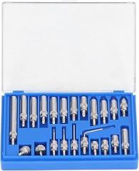 22 Pcs Dial Indicator Point Set, Dial & Electronic Indicator Point Set Digital Indicator End Tip Point Set UNF 4‑48 Thread