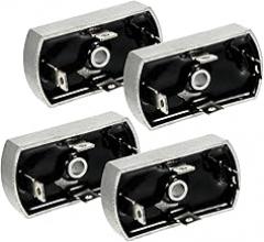 4pcs Professional Rectifier Bridge Module Diode Bridge Rectifier Kit Easy to Use and Carry for Power Supply