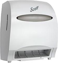 Scott Essential Electronic Towel Dispenser (48858), Fast Change, White with Purple Core