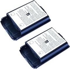 2X Black Battery Cover for Microsoft Xbox 360 Wireless Controller