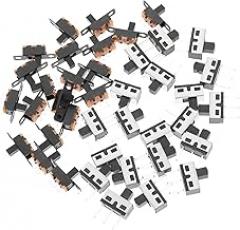 Gatuida 40pcs Slide Panel Mount Pin Toggle for Electronics Construction Easy to Install for Applications