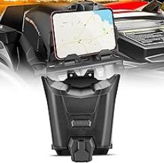 Frokom X3 Electronic Device Tablet Phone Holder with 1 Gal Storage Box Fit for Can Am Maverick X3 All Models Tablet Holder Mount